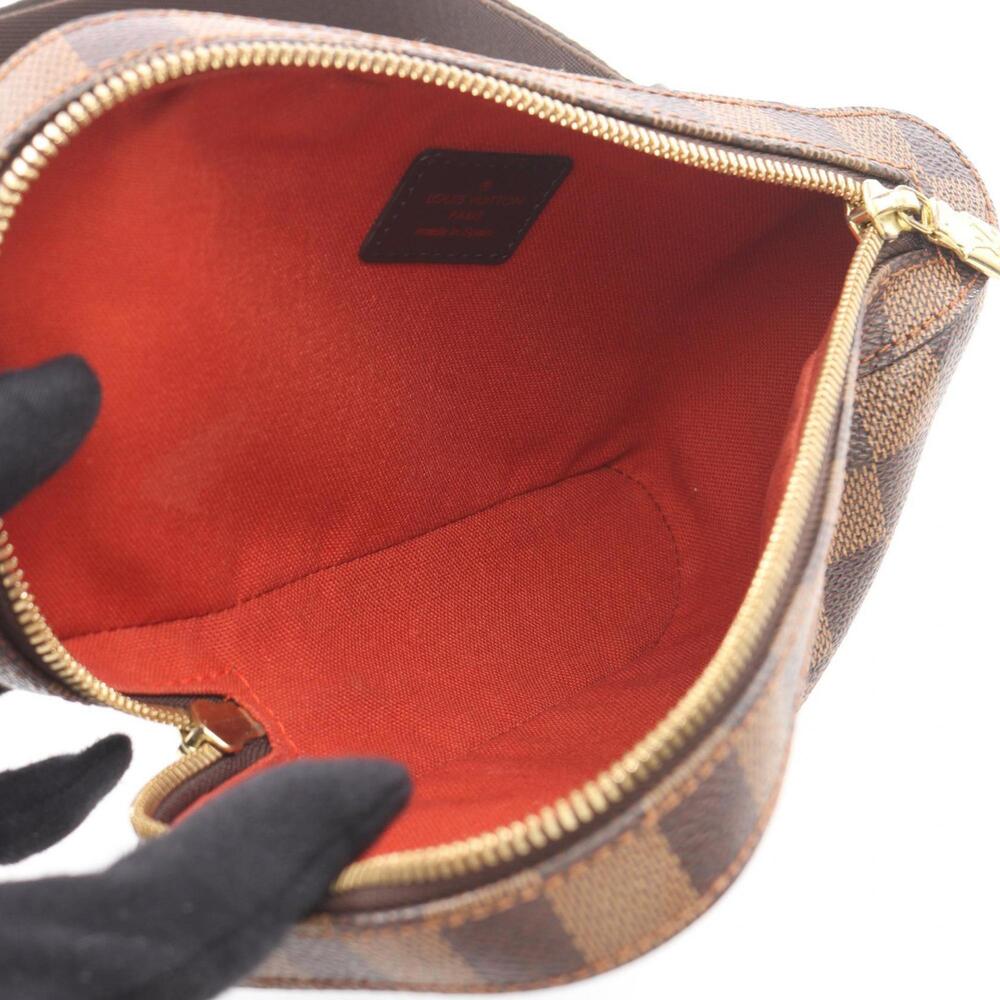 LOUIS VUITTON Authentic Brown Damier Leather Fanny Pack - Picture 3 of 8